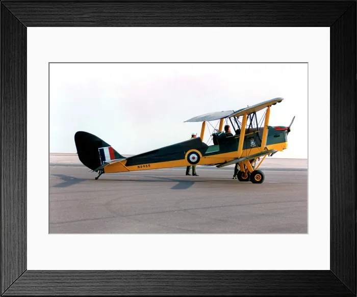 Framed Print : de Havilland DH.82A Tiger Moth G-AJTW / N6965 Framed Print : de Havilland DH.82A Tiger Moth G-AJTW / N6965