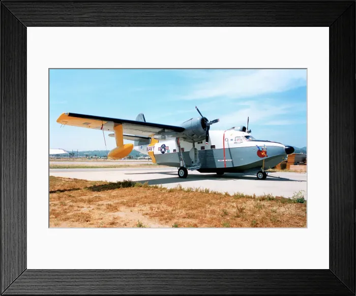 Framed Print : Grumman HU-16 Albatross N43846