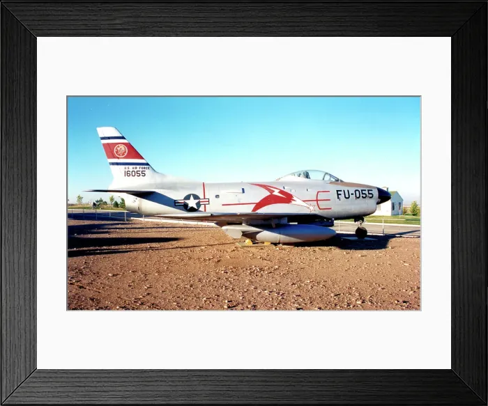 Framed Print : North American F-86L Sabre 51-6055 Framed Print : North American F-86L Sabre 51-6055