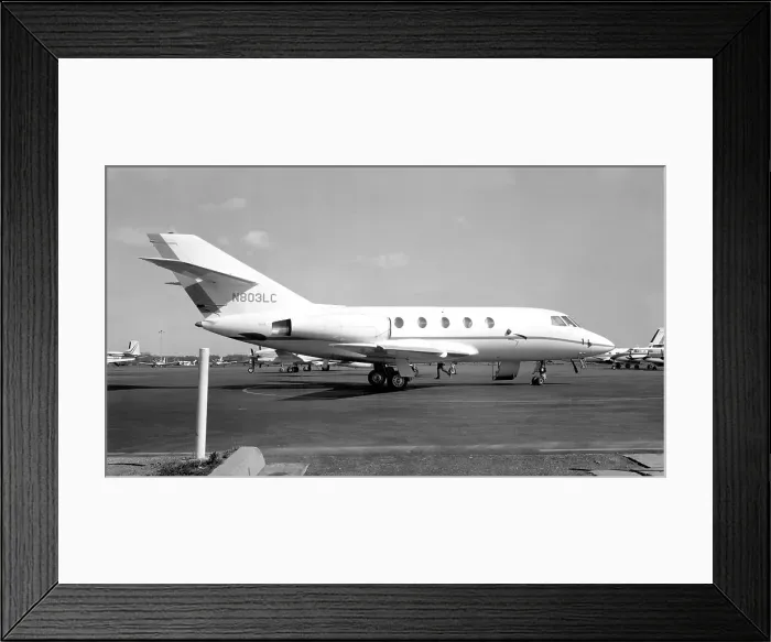 Framed Print : Dassault Falcon 20 N803LC Framed Print : Dassault Falcon 20 N803LC