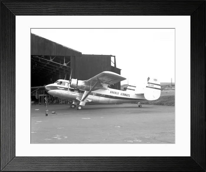 Framed Print : Scottish Aviation Twin Pioneer 1 VR-OAE Framed Print : Scottish Aviation Twin Pioneer 1 VR-OAE