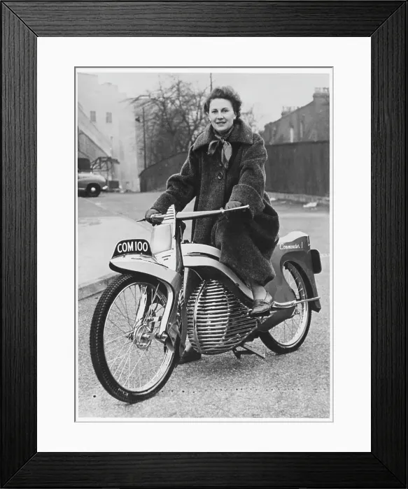 Framed Print : Commander 100 lightweight two-stroke motorcycle Framed Print : Commander 100 lightweight two-stroke motorcycle
