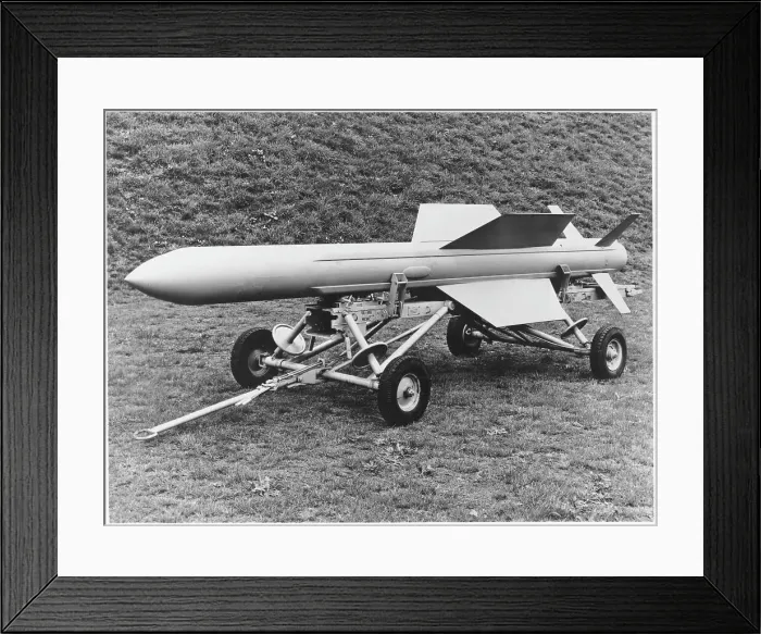 Framed Print : Vickers-Armstrong Red Dean Air-Air-Missile Framed Print : Vickers-Armstrong Red Dean Air-Air-Missile