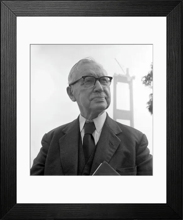 Framed Print : Building the Severn Bridge Framed Print : Building the Severn Bridge
