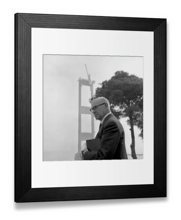 Framed Print : Building the Severn Bridge Framed Print : Building the Severn Bridge