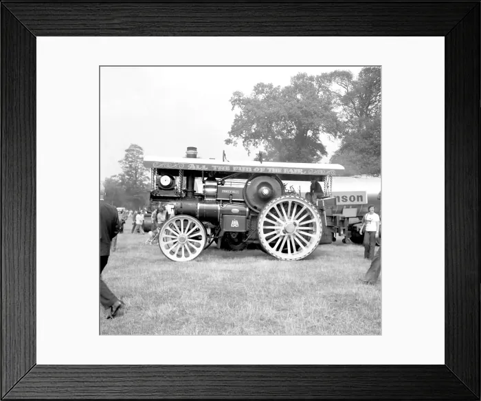 Framed Print : Burrell Showman's Road Locomotive, The Prince of Wales Framed Print : Burrell Showman's Road Locomotive, The Prince of Wales