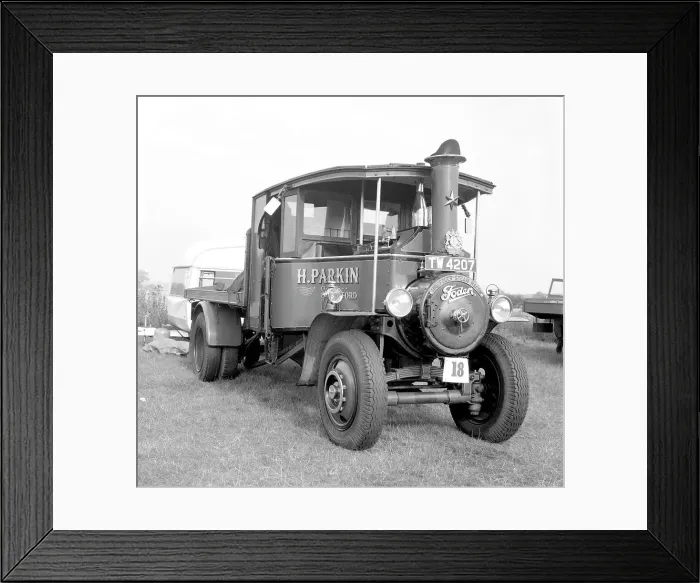 Framed Print : Foden Steam Wagon number: 12364, Tiny Framed Print : Foden Steam Wagon number: 12364, Tiny