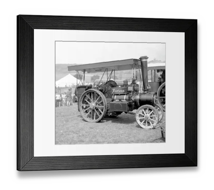 Framed Print : Burrell Tractor number: 3191, Furious Framed Print : Burrell Tractor number: 3191, Furious