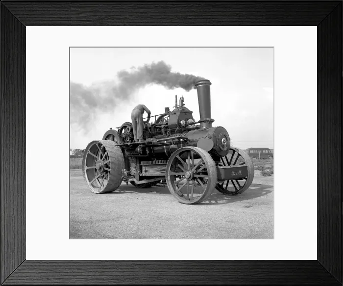 Framed Print : Fowler Ploughing Engine number: 15451, Victory Framed Print : Fowler Ploughing Engine number: 15451, Victory