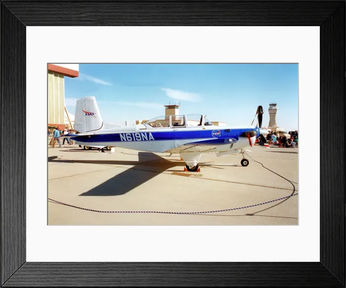 Framed Print : Beech T-34C Turbo-Mentor N619NA Framed Print : Beech T-34C Turbo-Mentor N619NA