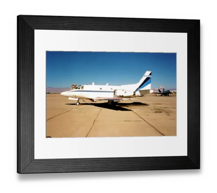 Framed Print : North American Rockwell CT-39E Sabreliner 158382 Framed Print : North American Rockwell CT-39E Sabreliner 158382