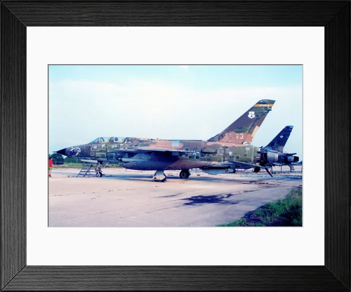 Framed Print : Republic F-105G Thunderchief 63-8363 Framed Print : Republic F-105G Thunderchief 63-8363