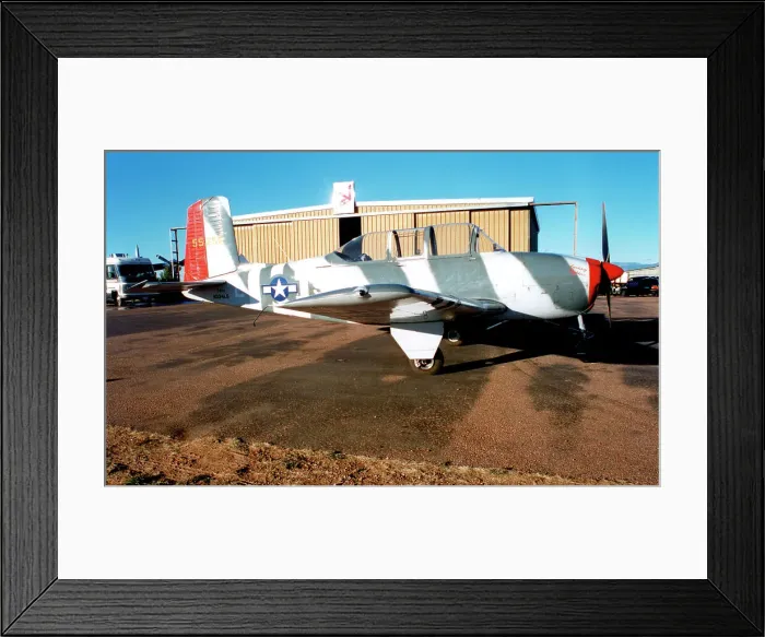 Framed Print : Beech T-34A Mentor N334LS Framed Print : Beech T-34A Mentor N334LS