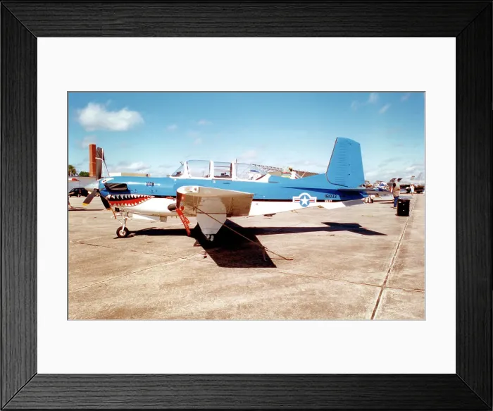 Framed Print : Beech T-34C Turbo-Mentor 161033 Framed Print : Beech T-34C Turbo-Mentor 161033
