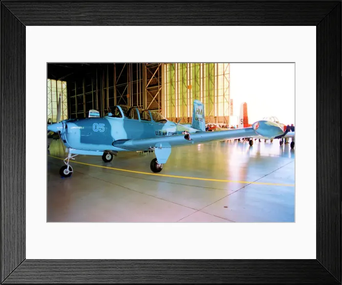 Framed Print : Beech T-34B Mentor N134SM Framed Print : Beech T-34B Mentor N134SM