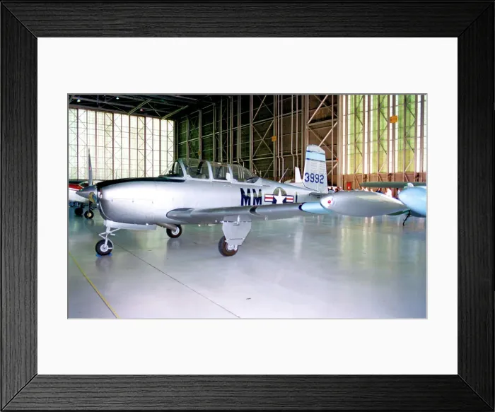 Framed Print : Beech T-34B Mentor N134MM Framed Print : Beech T-34B Mentor N134MM