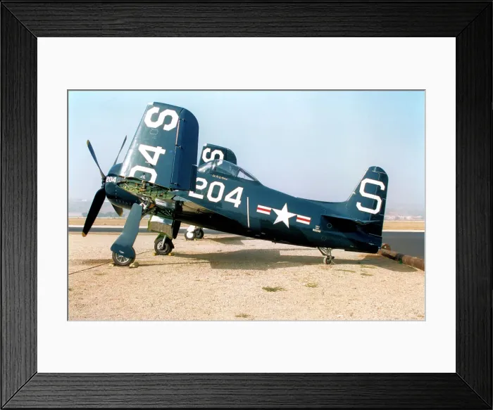 Framed Print : Grumman F8F-1 Bearcat N58204 - 95255 Framed Print : Grumman F8F-1 Bearcat N58204 - 95255