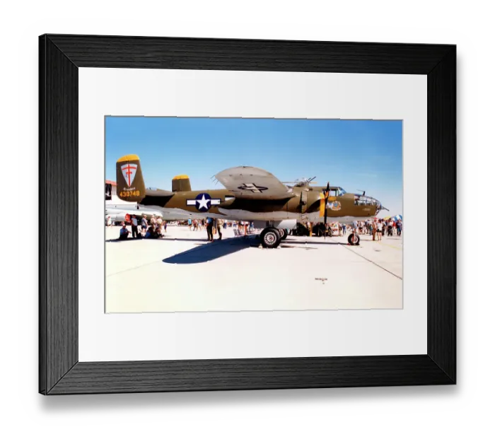 Framed Print : North American TB-25N Mitchell N8195H Framed Print : North American TB-25N Mitchell N8195H