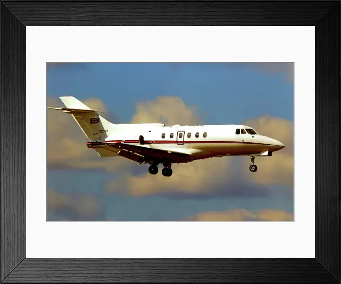 Framed Print : Hawker Siddeley HS.125 CC.3 ZE396 Framed Print : Hawker Siddeley HS.125 CC.3 ZE396