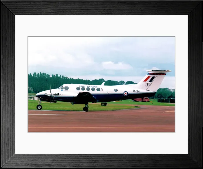 Framed Print : Beech King Air B200 ZK450 - J