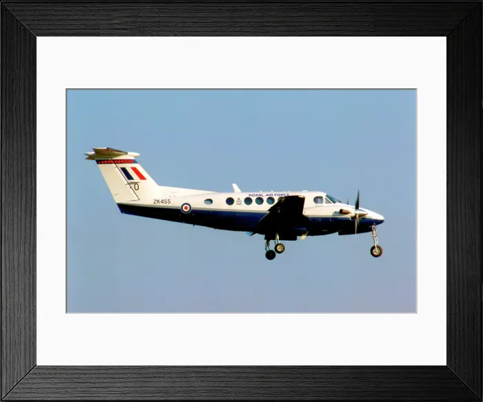 Framed Print : Beech King Air B200 ZK455 - O Framed Print : Beech King Air B200 ZK455 - O