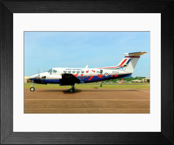 Framed Print : Beech King Air B200 ZK459 - X Framed Print : Beech King Air B200 ZK459 - X
