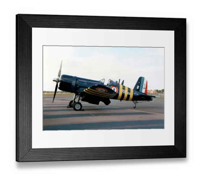 Framed Print : Vought F4U-7 Corsair NX1337A - 133722 Framed Print : Vought F4U-7 Corsair NX1337A - 133722