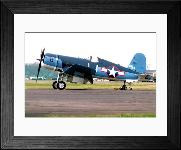 Framed Print : Vought FG-1D Corsair N55JP Big Hog Framed Print : Vought FG-1D Corsair N55JP Big Hog