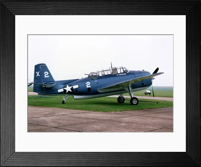 Framed Print : General Motors TBM-3S Avenger N28SF Framed Print : General Motors TBM-3S Avenger N28SF