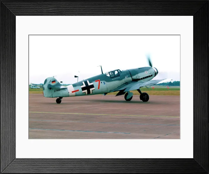 Framed Print : Hispano HA.1112-M1L Buchon D-FWME Framed Print : Hispano HA.1112-M1L Buchon D-FWME