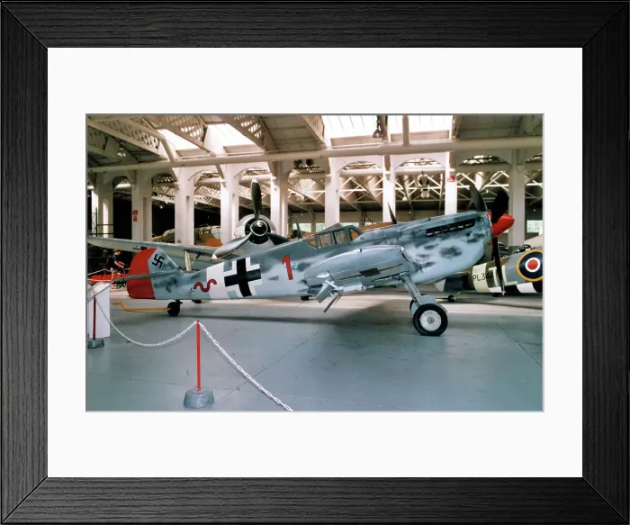 Framed Print : Hispano HA.1112-M1L Buchon G-BWUE Framed Print : Hispano HA.1112-M1L Buchon G-BWUE