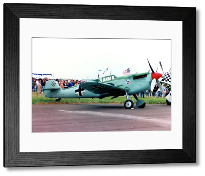 Framed Print : Hispano HA.1112-M1L Buchon D-FEHD Framed Print : Hispano HA.1112-M1L Buchon D-FEHD