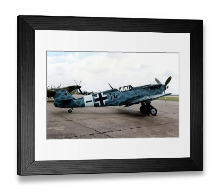 Framed Print : Hispano HA.1112-M1L Buchon G-HUNN Framed Print : Hispano HA.1112-M1L Buchon G-HUNN