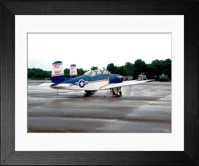 Framed Print : Beech T-34B Mentor N58687 - 140944 Framed Print : Beech T-34B Mentor N58687 - 140944