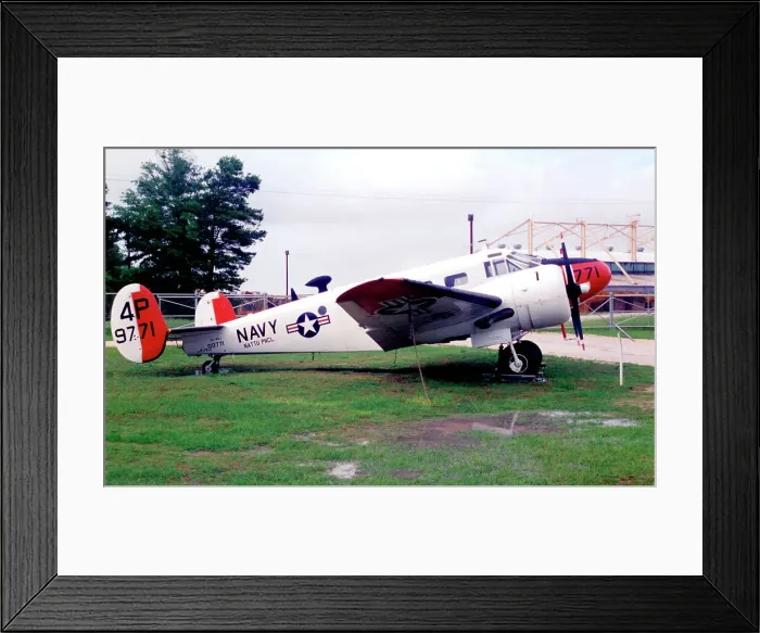 Framed Print : Beechcraft RC-45J Expeditor 09771 Framed Print : Beechcraft RC-45J Expeditor 09771