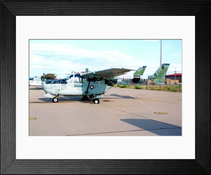 Framed Print : Cessna O-2A Skymaster 68-11163 Framed Print : Cessna O-2A Skymaster 68-11163