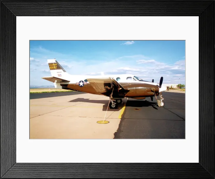 Framed Print : Beech King Air 90 86-0092 Framed Print : Beech King Air 90 86-0092