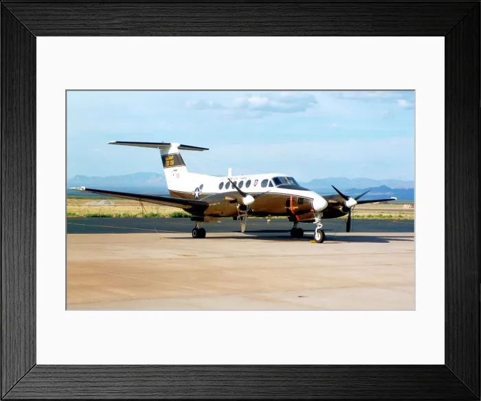 Framed Print : Beech C-12C Huron 78-23138 Framed Print : Beech C-12C Huron 78-23138