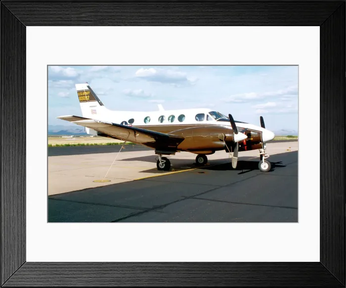 Framed Print : Beech King Air 90 86-0092 Framed Print : Beech King Air 90 86-0092