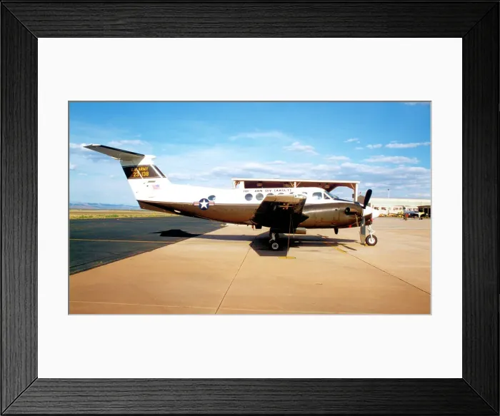 Framed Print : Beech C-12C Huron 78-23138 Framed Print : Beech C-12C Huron 78-23138