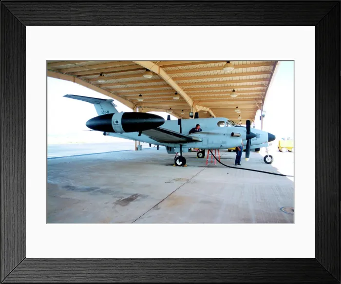 Framed Print : Beech RC-12D Guardrail 80-23141 Framed Print : Beech RC-12D Guardrail 80-23141