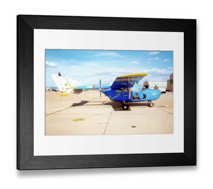 Framed Print : Cessna O-2A Skymaster 67-21349