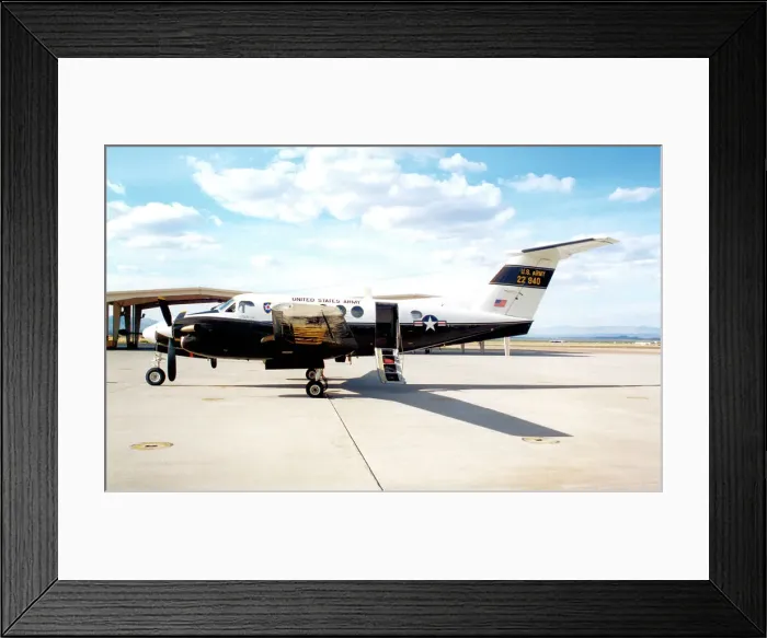 Framed Print : Beech C-12C Huron 77-22940 Framed Print : Beech C-12C Huron 77-22940