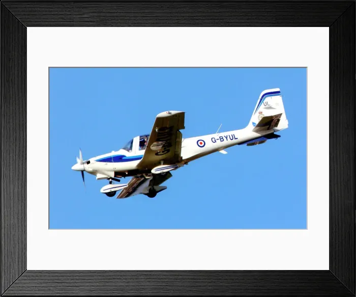 Framed Print : Grob G-115E Tutor T.1 G-BYUL Framed Print : Grob G-115E Tutor T.1 G-BYUL