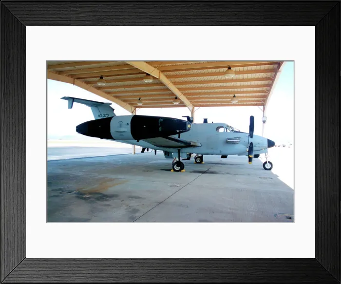 Framed Print : Beech RC-12X Guardrail 89-00273 Framed Print : Beech RC-12X Guardrail 89-00273