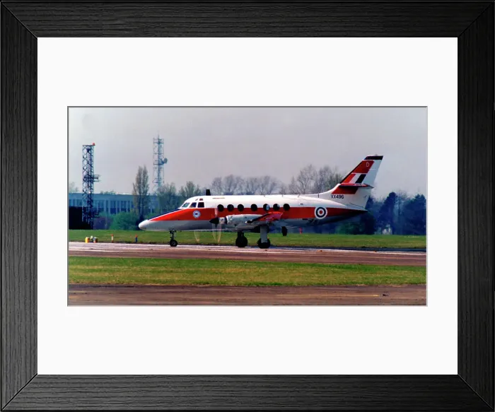 Framed Print : Scottish Aviation Jetstream T.1 XX496 - D Framed Print : Scottish Aviation Jetstream T.1 XX496 - D