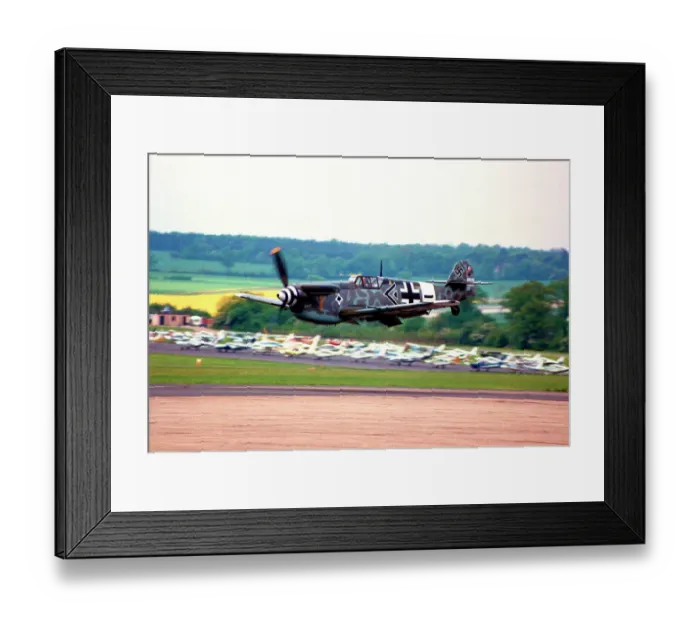 Framed Print : Hispano HA.1112-M1L Buchon G-BOML Framed Print : Hispano HA.1112-M1L Buchon G-BOML