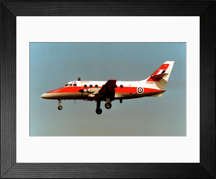 Framed Print : Scottish Aviation Jetstream T.1 XX500 - H Framed Print : Scottish Aviation Jetstream T.1 XX500 - H