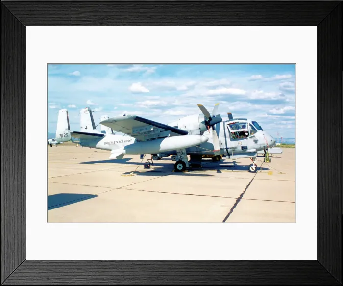 Framed Print : Grumman OV-1D Mohawk 69-17026 Framed Print : Grumman OV-1D Mohawk 69-17026