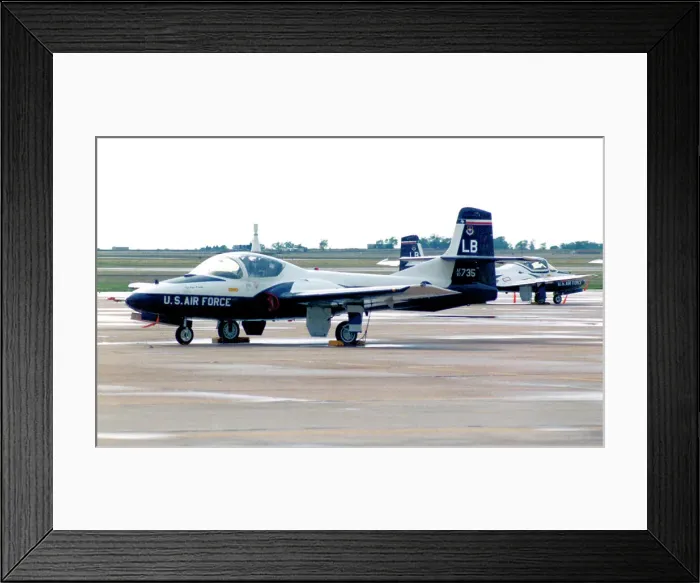 Framed Print : Cessna T-37B 67-14735 Framed Print : Cessna T-37B 67-14735